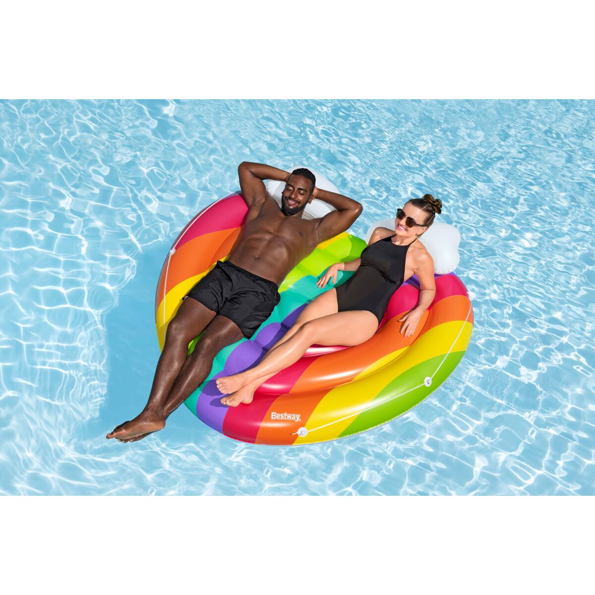 Oppustelig ø Bestway Regnbue 175 x 163 cm